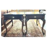 MBR - Pennsylvania House End Tables - Cabriole Legs, 2-Pack with Drawers