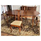 Vintage Pennsylvania House Vintage Oval Dining Table Set