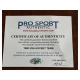 O - Miracle on Ice 1980 Signed Framed Photo 26x30 - Limited Edition 71/160 with COA