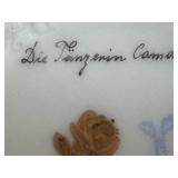 DR - Antique Dresden Porcelain Vase - Hand-Painted Die Tänzerin Camdore Scene - 8.5 in