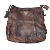 Prada The Original Deerskin Leather Handbag - Vintage Brown
