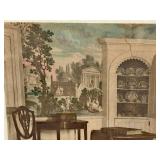 OF - Wallace Nutting Colored Photograph Print - An Old Newbury Corner