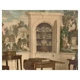 OF - Wallace Nutting Colored Photograph Print - An Old Newbury Corner