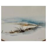 Herb Hultgren Cove Ridge - Original Watercolor, Framed