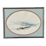 Herb Hultgren Cove Ridge - Original Watercolor, Framed