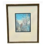 Wallace Nutting Hand-Colored Photograph - Hand-Colored Platinum Print (Platinotype)