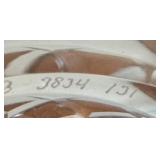 Orrefors Crystal Bowl - 8 in diameter, 5.25 in high, Diamond-Cut Pattern