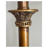 DR - Table Lamps - Pair, 32-Inch Tall, Antique Brass