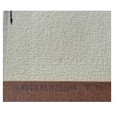 Framed Artwork Herb Hultgren Harbor Scene - Mark M. Nelson