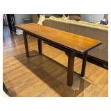 Henredon Vintage Console Table with Expandable Table