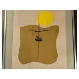 Vintage Block Print, Signed by Artist