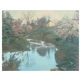 Wallace Nutting Hand-Colored Photograph - Vintage Framed