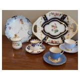 Vintage Mixed Makers Fine China Tea Set - Mintons & Aynsley Bone China, Teapot & Cups