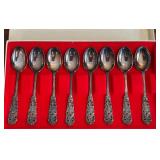 DR - Demitasse Spoons 830S Scandinavian Sterling - Vintage 10-Piece Set