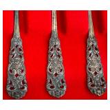 DR - Demitasse Spoons 830S Scandinavian Sterling - Vintage 10-Piece Set