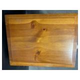 Vintage Oak End Table with Drawer and Turned Legs