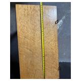 Vintage Burl Veneer Side Table - 1 Drawer, Cabriole Scroll Legs