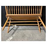 Oak Spindle-Back Bench - 48 in. Long, Natural Finish