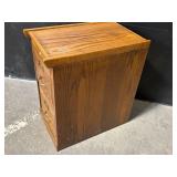 File Cabinet - Oak-Veneer 3-Drawer with Lock & Key