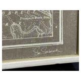 New York City Map Art Print - Framed Wall Decor with Signature