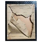 New York City Map Art Print - Framed Wall Decor with Signature