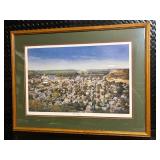 Len Guggenberger Red Wing Framed Print - Cityscape Artwork
