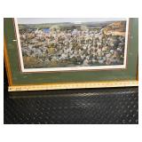 Len Guggenberger Red Wing Framed Print - Cityscape Artwork