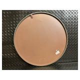 Vintage Round Metal Sign - When Nothing Goes Right Go Left - 22 in. Diameter