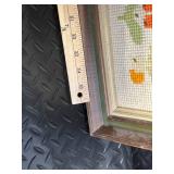 Birds on Floral Stems Cross-Stitch - Framed Art Pair (Lot of 2)