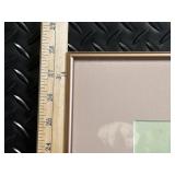 Framed Floral Watercolor Painting - Colorful Garden Blooms