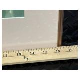 Framed Floral Watercolor Painting - Colorful Garden Blooms