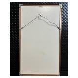 Framed Floral Watercolor Painting - Colorful Garden Blooms