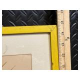 Two Framed Color-Block Art Prints: Umbrella Kids & Ducklings