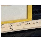 Two Framed Color-Block Art Prints: Umbrella Kids & Ducklings