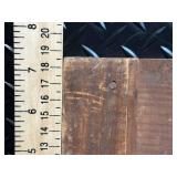 Wall Panel - Vintage Wood Frame with Wrought Iron Scrollwork