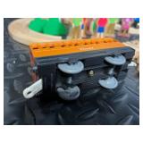 Wooden Train Set with Tracks, Bridges & Figures - Complete Kids Toy Lot
