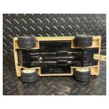 Tonka Camper SUV with Trailer - Green & Beige Vintage Toy Vehicle