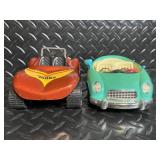Tonka 52790 Vintage Cars - Red Off-Road & Turquoise Convertible (Lot of 2)