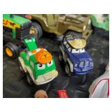 Tonka Die-Cast Toy Vehicle Lot - Tractors, Jeeps, Buses & Planes (Vintage)