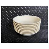 Celadon Ceramics & Glass Lot - Jug w/ Spigot, 3 Bud Vases, White Bowls