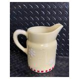 Hallmark Snowman Pitcher + Assorted Christmas Ornaments & Nutcracker Figures Lot