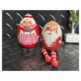 Hallmark Snowman Pitcher + Assorted Christmas Ornaments & Nutcracker Figures Lot