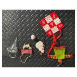 Hallmark Snowman Pitcher + Assorted Christmas Ornaments & Nutcracker Figures Lot