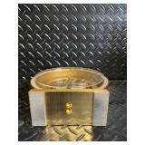 Mantel Clock, Gothic Lantern & Woven Basket - Vintage Decorative Set