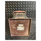 Mantel Clock, Gothic Lantern & Woven Basket - Vintage Decorative Set