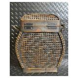 Mantel Clock, Gothic Lantern & Woven Basket - Vintage Decorative Set