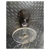 Tortoiseshell Glass Goblets & Clear Champagne Flutes - Mixed Glassware Set for Entertaining