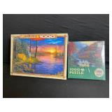 Puzzle Lot - Assorted 1000-Piece Jigsaws (Ravensburger, Cobble Hill, Memory Lane, & More)