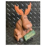 Napco Ware White Bird Candle Holder & Holiday Decor Lot with Basket