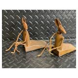 Napco Ware White Bird Candle Holder & Holiday Decor Lot with Basket